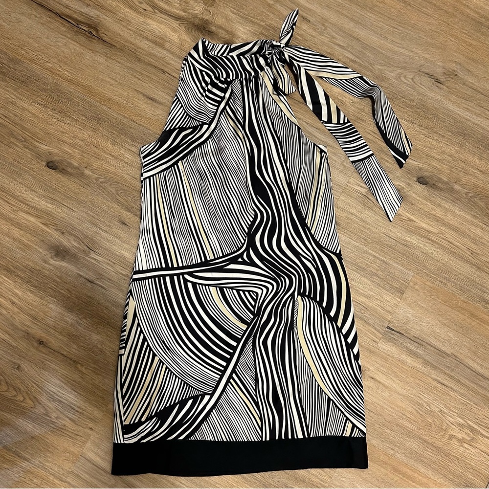 White HouseBlack Market silk sheath dress size 2